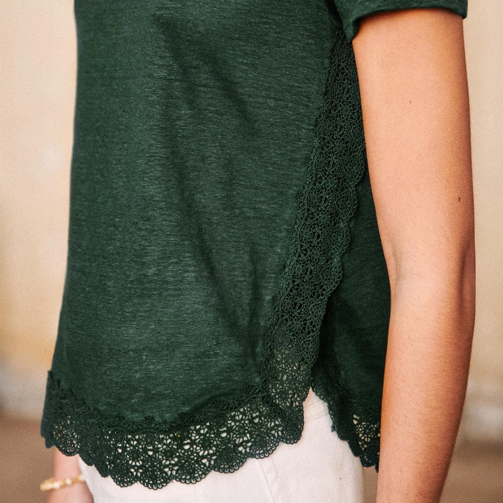 Sézane Carla Linen T-shirt